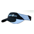 Brushed Heavy Cotton Visor w/ Fabric Inserts & Embroidery On Peak & Crown